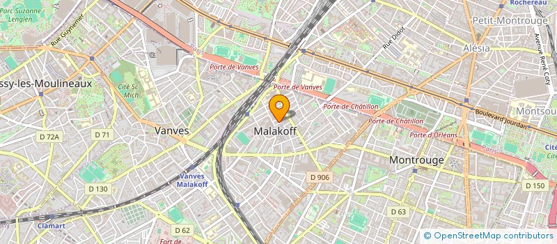 localisation de l'entreprise MADAME DELPHINE RENON à MALAKOFF