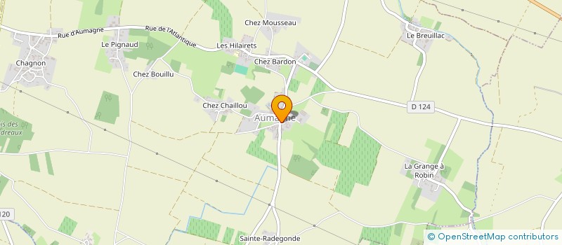 localisation de l'entreprise MADAME DELPHINE RESNIER  AUMAGNE