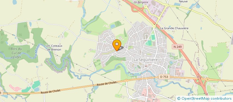 localisation de l'entreprise MADAME DELPHINE RETIF  LA SEGUINIERE