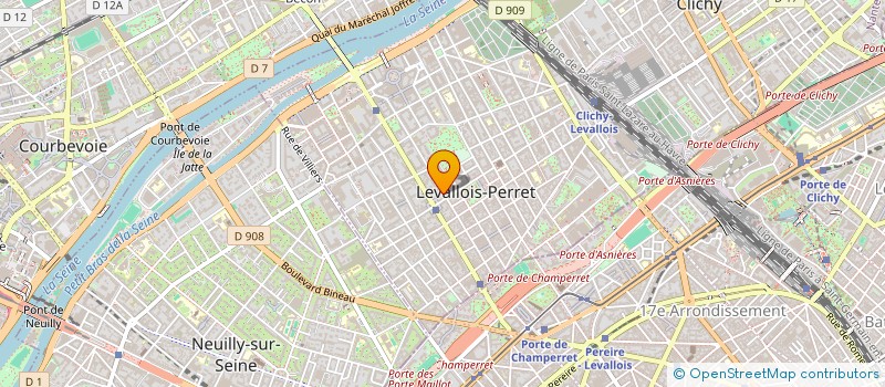 localisation de l'entreprise MADAME DELPHINE REVCOLEVSCHI  LEVALLOIS-PERRET