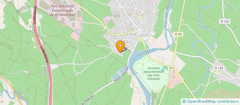 localisation de l'entreprise MADAME DELPHINE REY  CANET