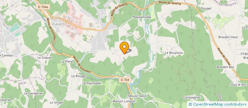 localisation de l'entreprise MADAME DELPHINE REYSSET  MEYRALS