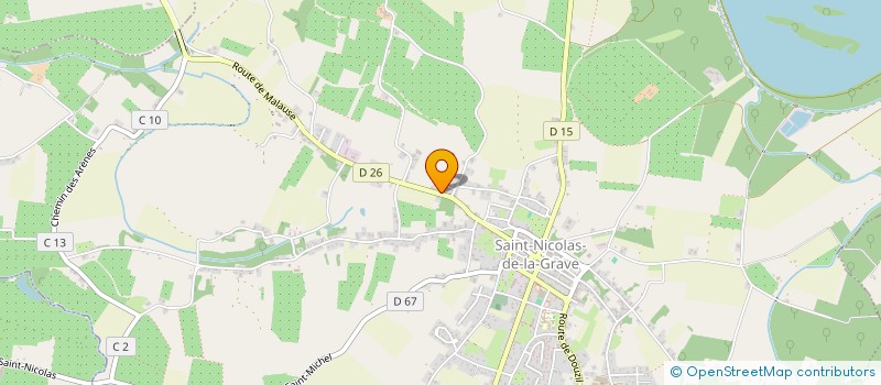 localisation de l'entreprise MADAME DELPHINE RICARDO  SAINT-NICOLAS-DE-LA-GRAVE