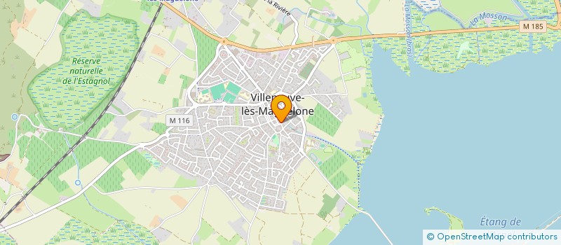 localisation de l'entreprise MADAME DELPHINE RICHARD  VILLENEUVE-LES-MAGUELONE