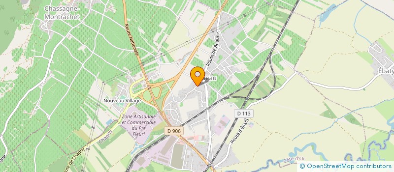 localisation de l'entreprise MADAME DELPHINE RICHARD  CORPEAU