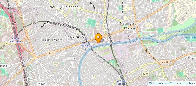 localisation de l'entreprise MADAME DELPHINE RICHARD à NEUILLY-PLAISANCE