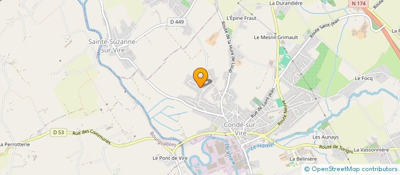 localisation de l'entreprise MADAME DELPHINE RIGOT  SAINT-LO