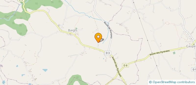 localisation de l'entreprise MADAME DELPHINE RIMBOD PETHIOD  BAIGTS