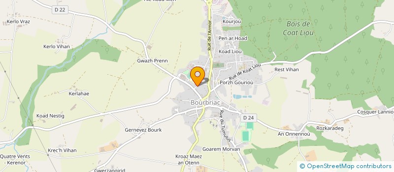 localisation de l'entreprise MADAME DELPHINE RIOU  BOURBRIAC