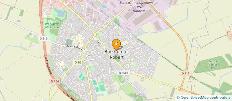 localisation de l'entreprise MADAME DELPHINE RIVERE  BRIE-COMTE-ROBERT