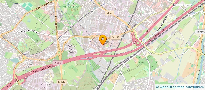 localisation de l'entreprise MADAME DELPHINE RIVIERE à MONTPELLIER