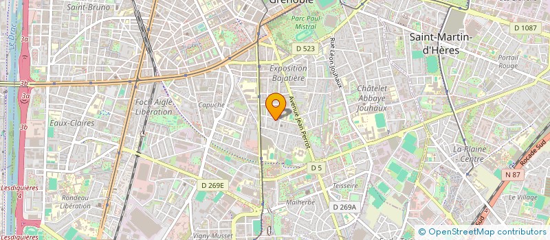 localisation de l'entreprise MADAME DELPHINE RIVOIRE à GRENOBLE