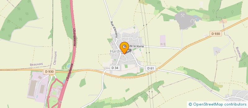 localisation de l'entreprise MADAME DELPHINE ROBERT  HARDIVILLERS