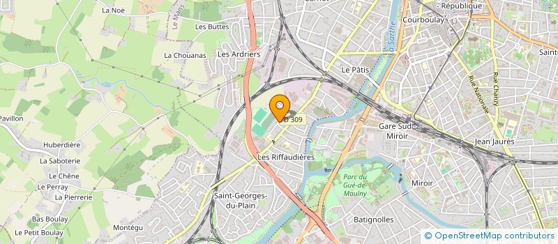 localisation de l'entreprise MADAME DELPHINE ROBERT à LE MANS