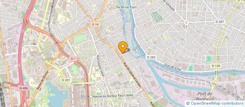 localisation de l'entreprise MADAME DELPHINE ROBIC  CRETEIL