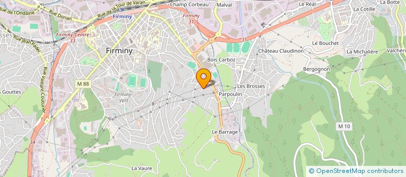 localisation de l'entreprise MADAME DELPHINE ROCCO à FIRMINY