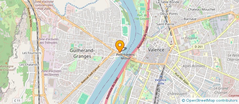 localisation de l'entreprise MADAME DELPHINE ROCHAIX  GUILHERAND-GRANGES