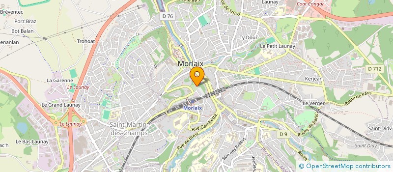 localisation de l'entreprise MADAME DELPHINE ROCHUON  MORLAIX