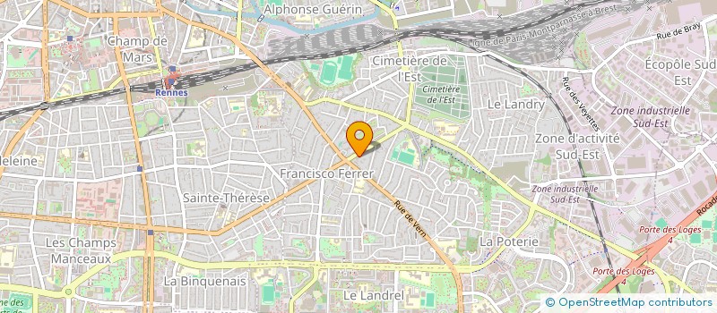 localisation de l'entreprise MADAME DELPHINE RODARO à RENNES