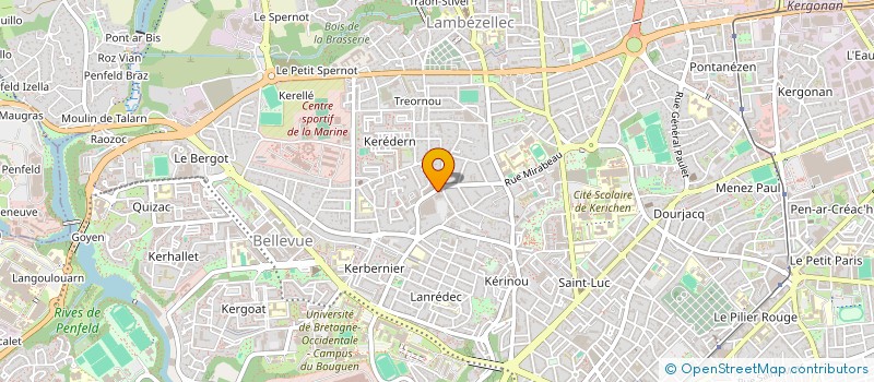 localisation de l'entreprise MADAME DELPHINE ROGEL à BREST