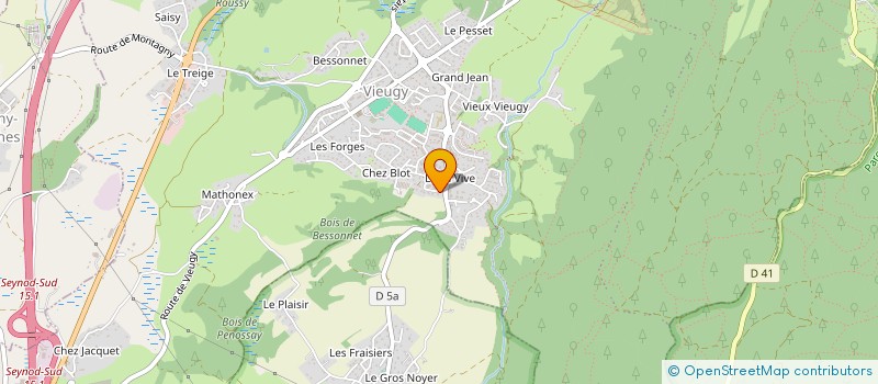 localisation de l'entreprise MADAME DELPHINE ROGER  ANNECY