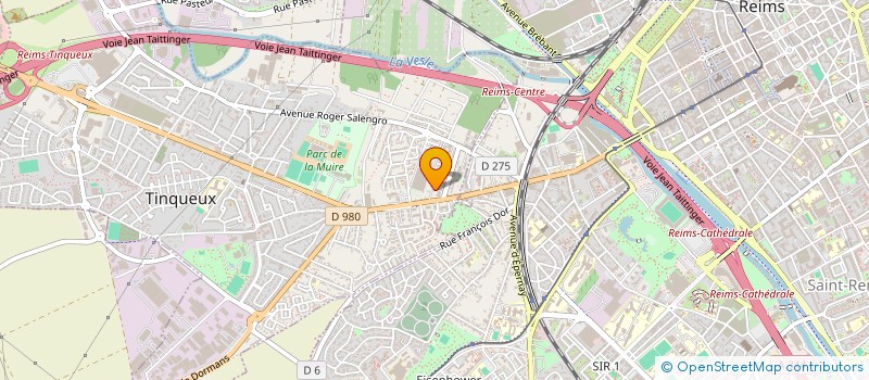 localisation de l'entreprise MADAME DELPHINE ROGER  TINQUEUX