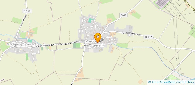 localisation de l'entreprise MADAME DELPHINE ROLAIN  MARQUETTE-EN-OSTREVANT