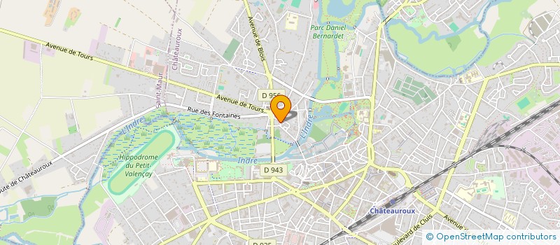 localisation de l'entreprise MADAME DELPHINE ROLLINAT à CHATEAUROUX