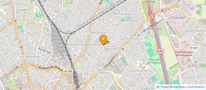 localisation de l'entreprise MADAME DELPHINE ROMANO à TOULOUSE