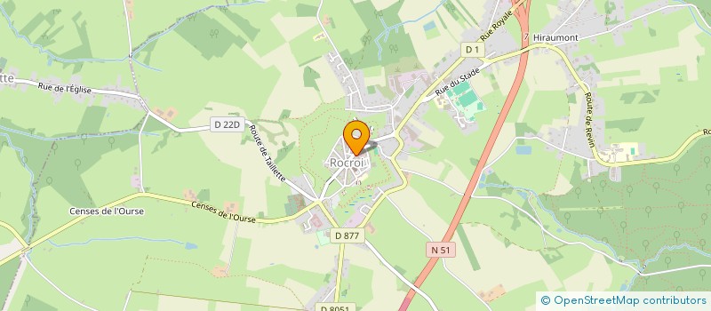 localisation de l'entreprise MADAME DELPHINE RONSIN  ROCROI