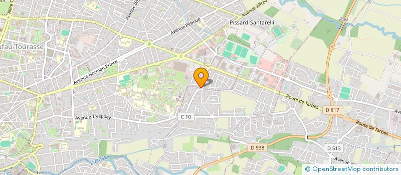 localisation de l'entreprise MADAME DELPHINE ROQUES à PAU