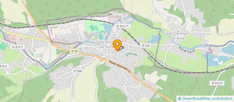 localisation de l'entreprise MADAME DELPHINE ROSENFELD à SAINT-REMY-SUR-AVRE