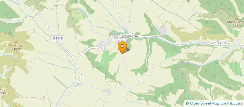 localisation de l'entreprise MADAME DELPHINE ROSSETTI  LA CASSAIGNE