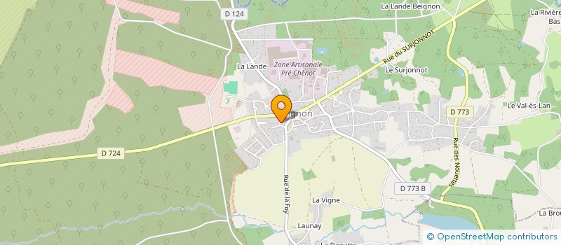 localisation de l'entreprise MADAME DELPHINE ROSSIGNOL  BEIGNON