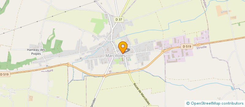 localisation de l'entreprise MADAME DELPHINE ROSTAING  MARCILLOLES