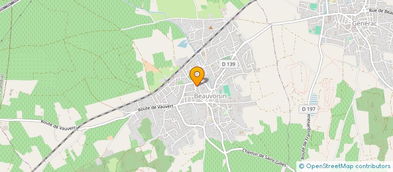 localisation de l'entreprise MADAME DELPHINE ROULAND  BEAUVOISIN