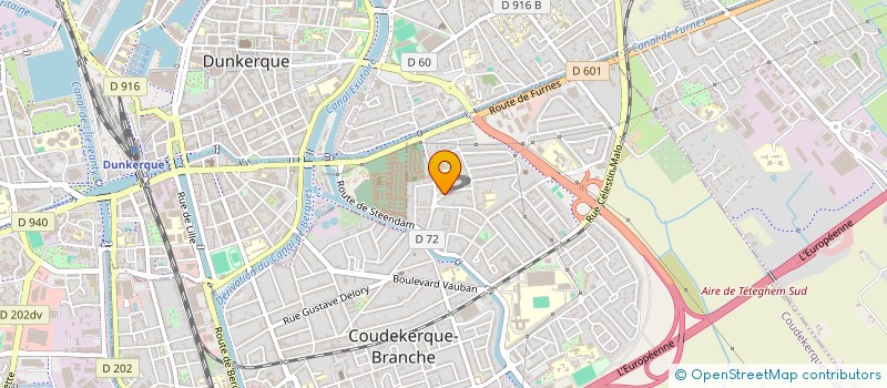 localisation de l'entreprise MADAME DELPHINE ROULS  COUDEKERQUE-BRANCHE