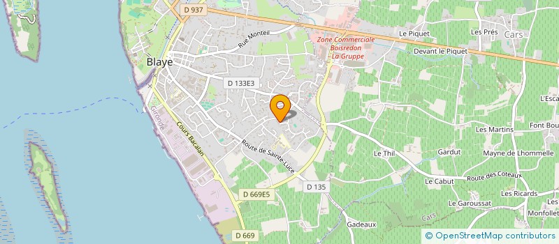 localisation de l'entreprise MADAME DELPHINE ROUSSELLE à BLAYE