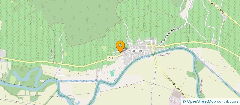 localisation de l'entreprise MADAME DELPHINE ROYER  CUMIERES