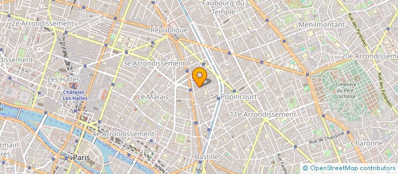 localisation de l'entreprise MADAME DELPHINE RUBAT DU MERAC  PARIS