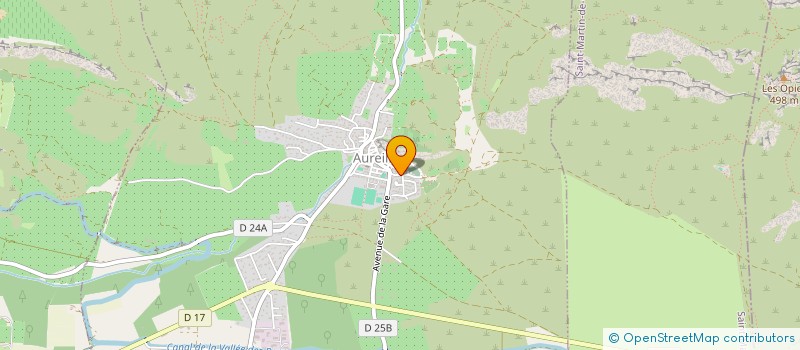 localisation de l'entreprise MADAME DELPHINE RUFFINI  AUREILLE