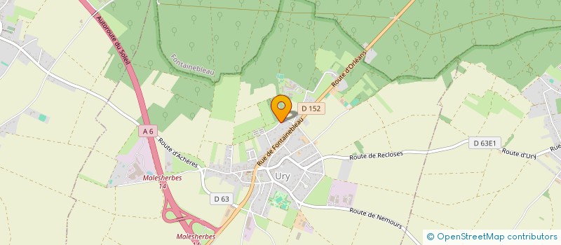 localisation de l'entreprise MADAME DELPHINE RYMARZ  URY