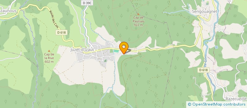 localisation de l'entreprise MADAME DELPHINE SABAROTS  JUZET-D'IZAUT