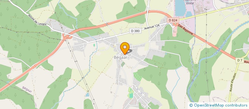 localisation de l'entreprise MADAME DELPHINE SABRON  BEGAAR