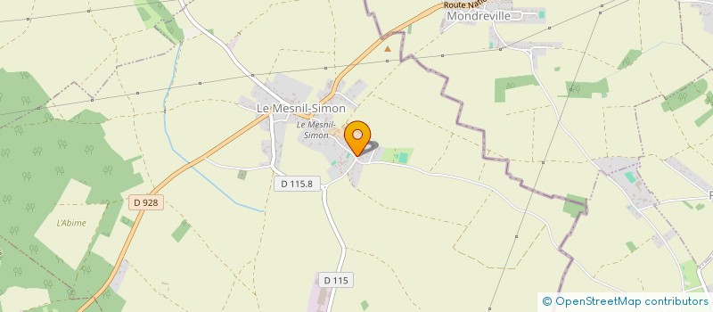 localisation de l'entreprise MADAME DELPHINE SACILOTTO à LE MESNIL-SIMON