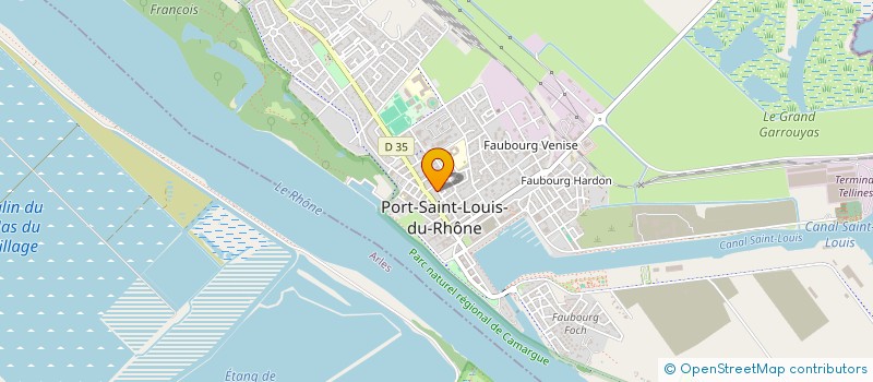 localisation de l'entreprise MADAME DELPHINE SAFIS à PORT-SAINT-LOUIS-DU-RHONE