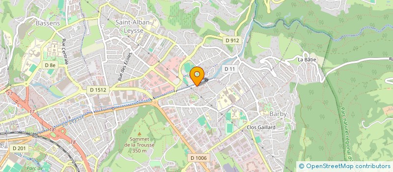 localisation de l'entreprise MADAME DELPHINE SAILLEY  LA RAVOIRE