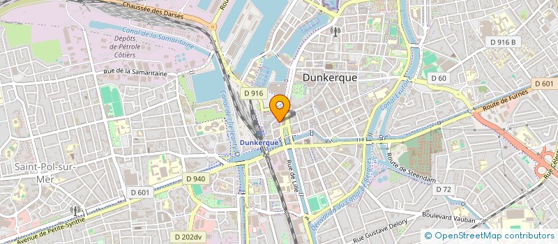 localisation de l'entreprise MADAME DELPHINE SAINT-MARTIN à DUNKERQUE