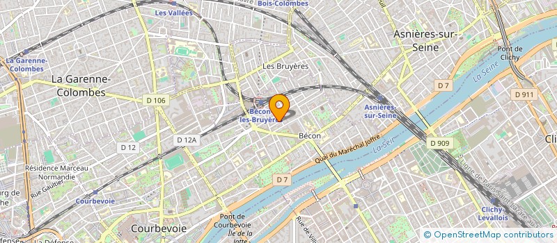 localisation de l'entreprise MADAME DELPHINE SAIZONOU à COURBEVOIE