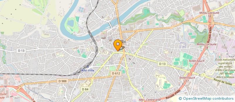 localisation de l'entreprise MADAME DELPHINE SALINGARDES à ALBI